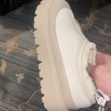 UGG Taglia Uomo 5 / Donna 6 Tasman Meteo Ibrido Slip On Pelle 1158351 Nuovo Autentico