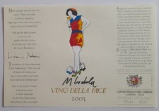 ETICHETTA VINO PACE 2003