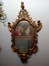 Specchiera Fiorentina dorata