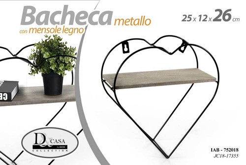 Bacheca porta oggetti metallo - oggetti,