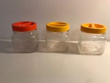 Set 3 contenitori in vetro Borgonovo con tappo in plastica seguono specifiche