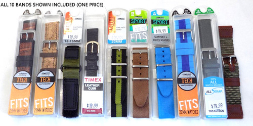 Lotto cinturini orologi - 10,
