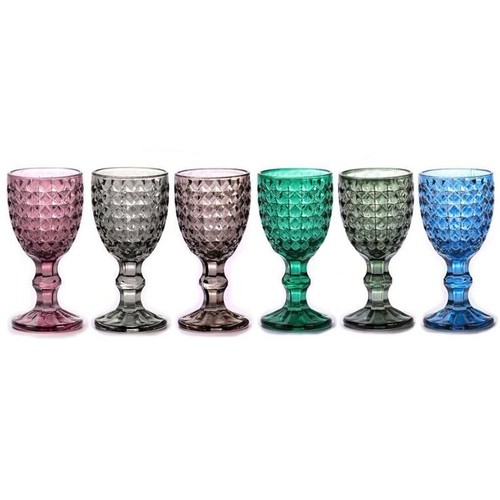 Set calici bicchieri - 6, vetro