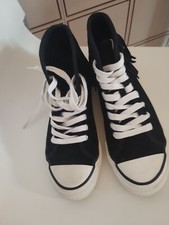 SCARPE Twinset Donna Scamosciate Nere 36 Mai Usate