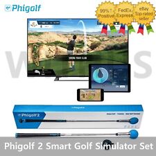 Phigolf 2 Home Smart Screen Golf Simulatore Swing Trainer WGT E6 PHG-200 / Fedex =