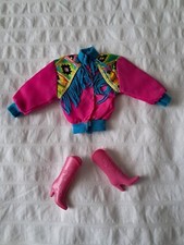 1989 Giacce Barbie Western Fun Fashions #9953+stivali Mattel