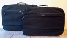 Coppia valigia da viaggio Samsonite & Beauty Case, colore Blu, ottime condizioni