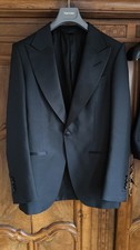TOM FORD DYLLAN Tuxedo Suit - Black Wool-Silk - NEW without Tags
