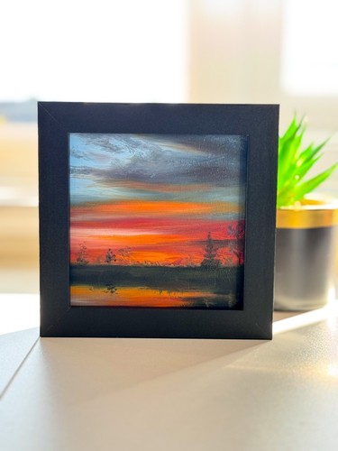 Paesaggio dipinto olio