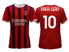 Maglia Leao Milan 2025 2024 ufficiale Rossonera Home Rafa 10 adulto bambino 