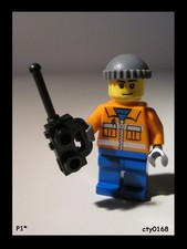 LEGO: Minifigure Minifigure ~ Operaio aeroportuale ~ Equipaggio di terra / 3181 (cty0168)