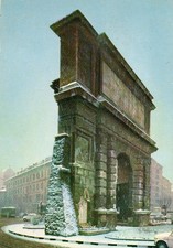 MILANO SOTTO LA NEVE ARCO DI