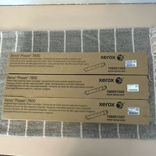 GENUINE XEROX PHASER 7800 SET