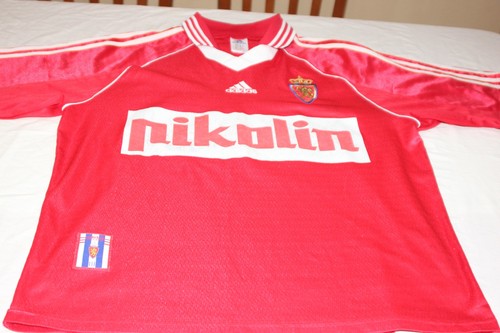 Maglia real zaragoza 1998 1999 - maglia,