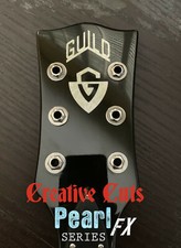 Adesivo vinile logo Guild G Shield invecchiato perla chitarra headstock logo decalcomania 
