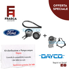 Kit Distribuzione Pompa Acqua Dayco Ford Focus C-Max II Turnier 1.6 TdCi 109 CV