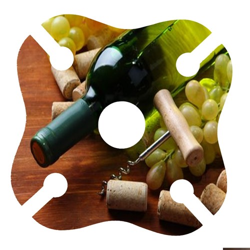 Wine caddy bottiglia - bottiglia, e