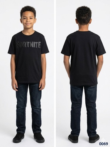 Fortnite shirt nera grafica - t-shirt,