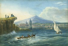 Quadro acquerello Catania