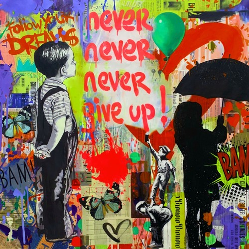 Banksy hommage follow - hommage, u