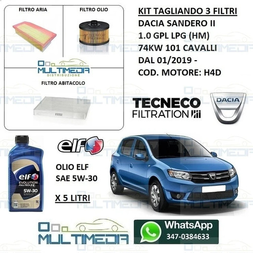 Tagliando filtri olio - filtri,