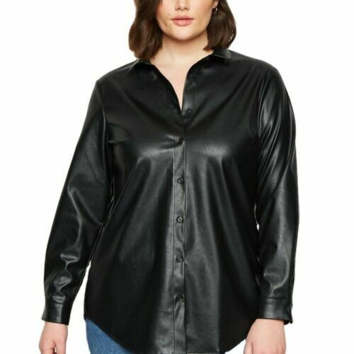 Giacca camicia donna pelle - , di