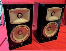 COPPIA (2) SPEAKER YAMAHA NS-333  NERO LUCIDO 60W-2 VIE - HIFI -USATO 