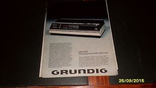Advertising Italian Pubblicità Werbun 1976 GRUNDIG VIDEOREGISTRATORE BK 3000 COL