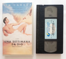 Vhs Una Settimana Da Dio Film Commedia Jim Carrey Videocassetta Vintage (V114)