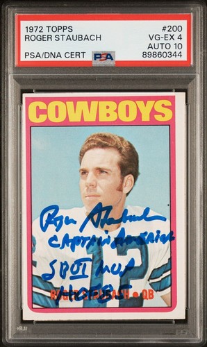 1972 topps roger staubach - roger,