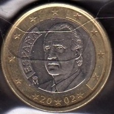 E324 Moneta Coin SPAGNA: 1 euro 2002