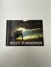 ROLEX SUBMARINER LIBRETTO BOOKLET ITALIANO AGE 09.1984 VINTAGE EPOCA ORIGINALE