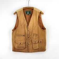 Gilet Orvis in pelle uomo