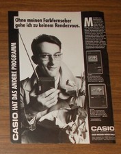 Rara Pubblicità Vintage CASIO