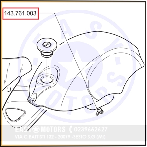 Polini 143 761 - 143.761.003, rubinetto