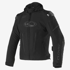 Giacca Moto da Uomo Sportiva Invernale Clover Rainblade-3 WP Black 17005-N/N