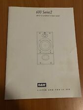 manuale casse B&W DM601 S2
