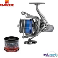MULINELLO PESCA SURFCASTING TRABUCCO SPECTRUM XSD SURF 8000 DUE BOBINE ALLUMINIO