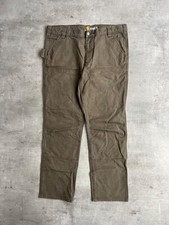 CARHARTT DOUBLE KNEE PANTS GREEN W38X30