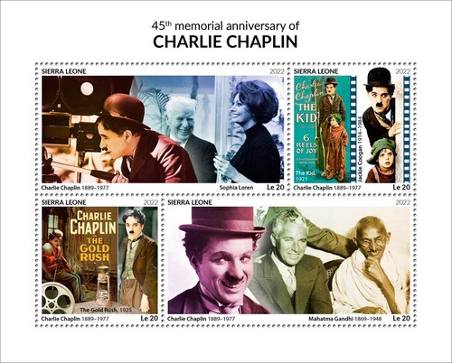 Francobolli charlie chaplin - francobolli,