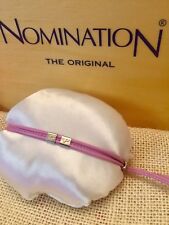 Nomination Bracciale Originale Vera Pelle Lilla Saint Tropez “GP” Acciaio/Oro