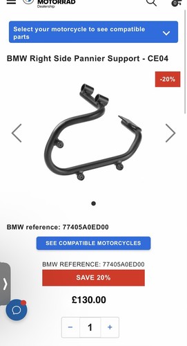 Supporto borsa lato destro - , bmw
