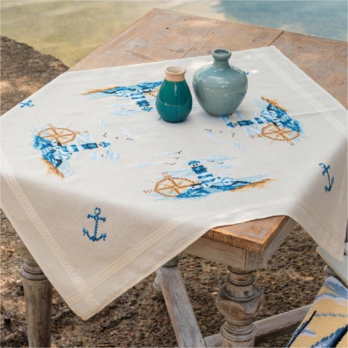 Kit punto croce timbrato