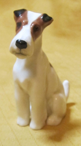 Miniatura figurina cane fox - miniatura,