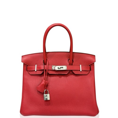 Hermes birkin rouge - 30, vif