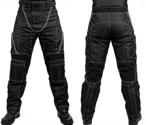 Pantaloni moto con protezioni - pantaloni,