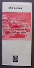 ALFA ROMEO orig 1958 UK Mkt