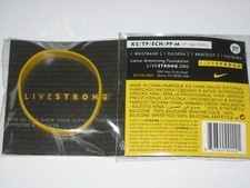 Braccialetto LIVESTRONG originale - Lance Armstrong - Giallo - TAGLIA GIOVANE (XS-M)