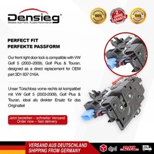 ‌Densieg Attuatore blocco serratura sportello anteriore destro per Golf 5 Touran
