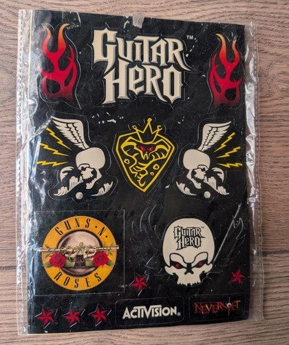 Adesivi chitarra guitar hero - guitar,